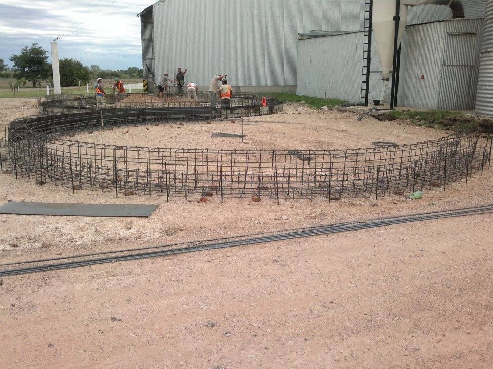 Estructura de hormigón armado construida por FD Fabre Ingeniería en Entre Ríos, proyecto civil e industrial