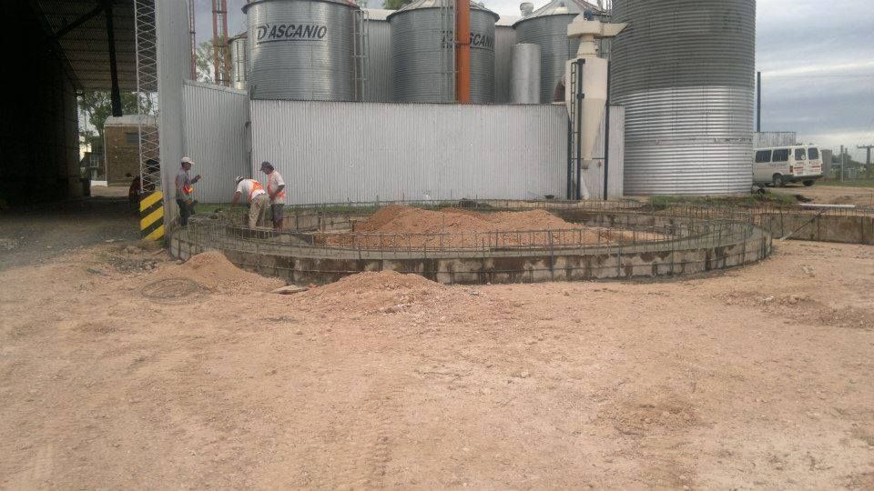 Estructura de hormigón armado construida por FD Fabre Ingeniería en Entre Ríos, proyecto civil e industrial