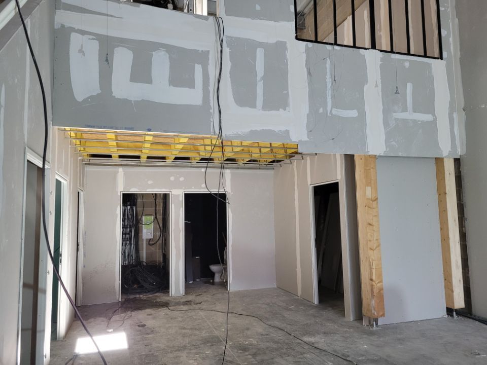 travaux en cours dans le magasin La maison du Spa de Reims