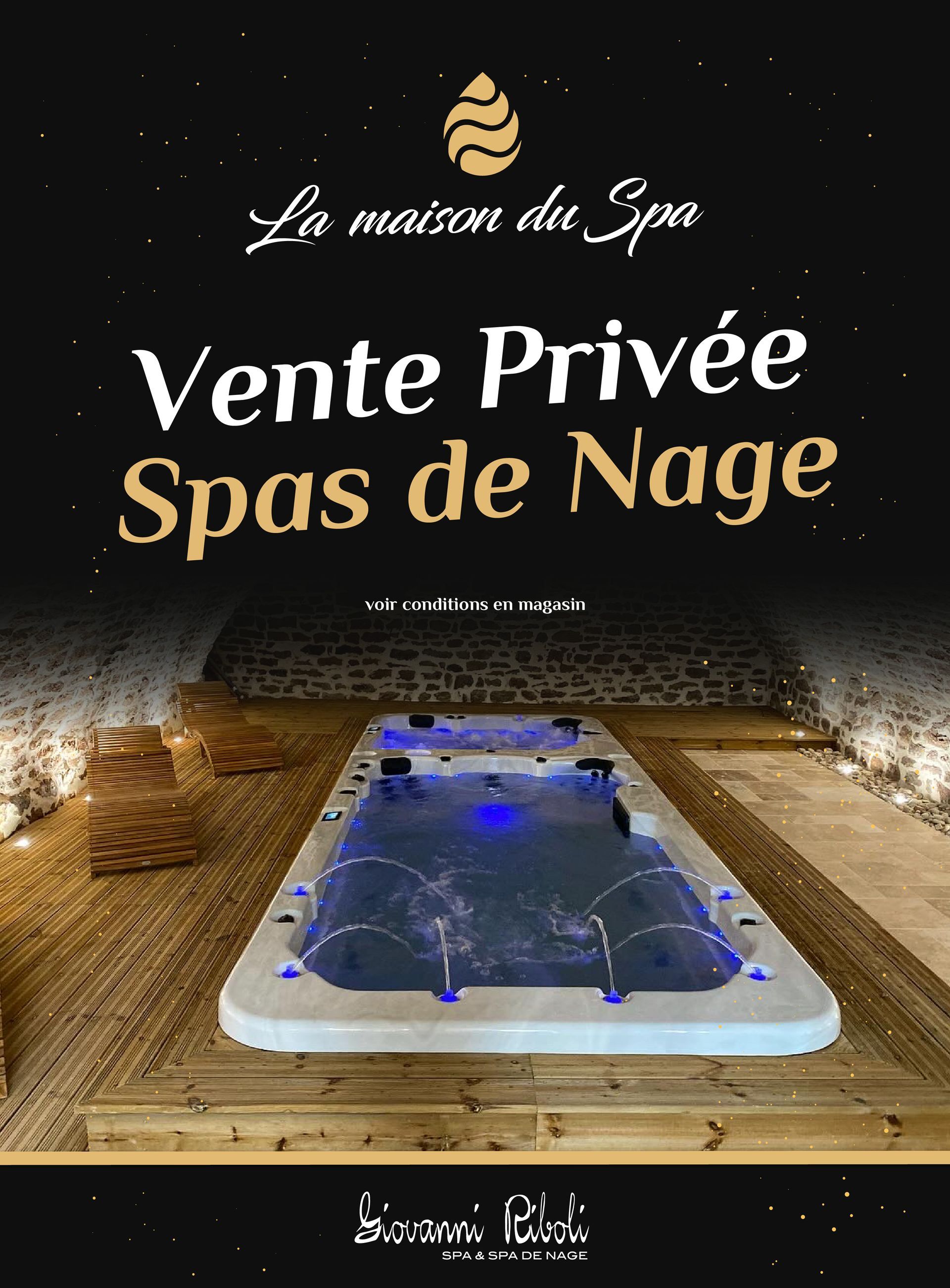 Visuel de la promotion vente privée spa de nage de La Maison Du Spa