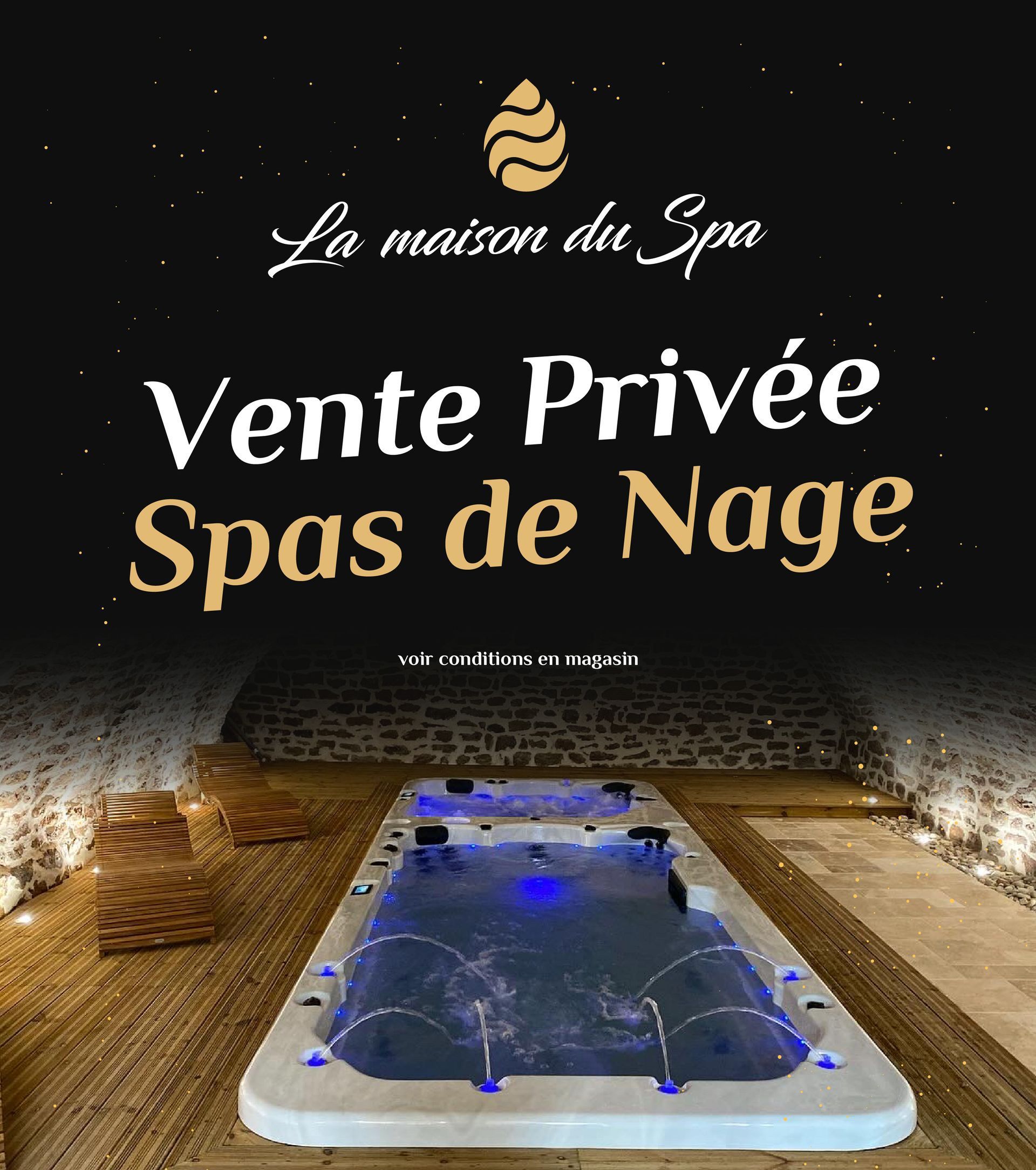 Visuel de la promotion vente privée spa de nage La Maison Du Spa