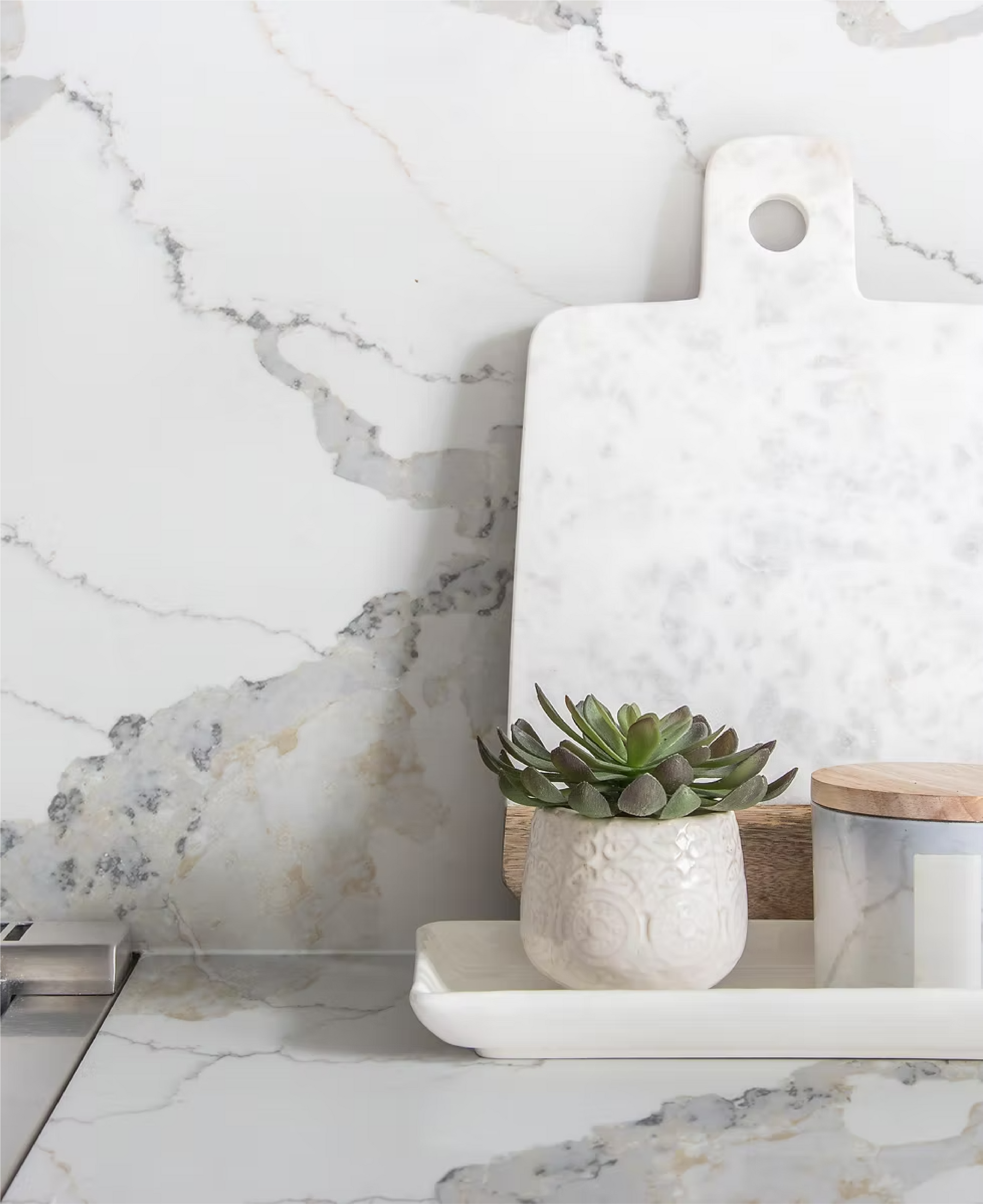 Using Quartz in Showers, Fireplaces, and Accent Walls | Freedom Cabinets