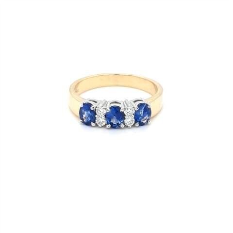 18ct Yellow Gold Ceylon Sapphire Ring