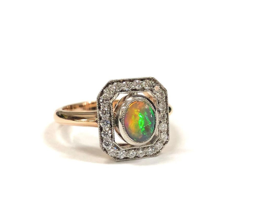 Opal & Diamond Ring - Jewellers in Dubbo, NSW