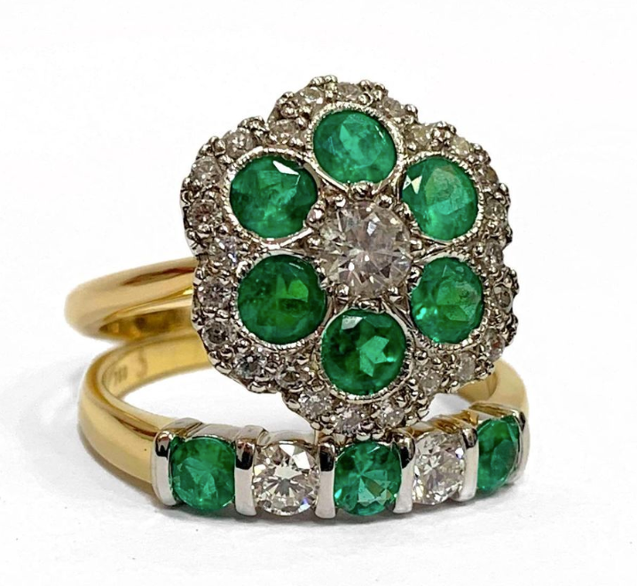 Emerald And Diamond Rings - Jewellers in Dubbo, NSW