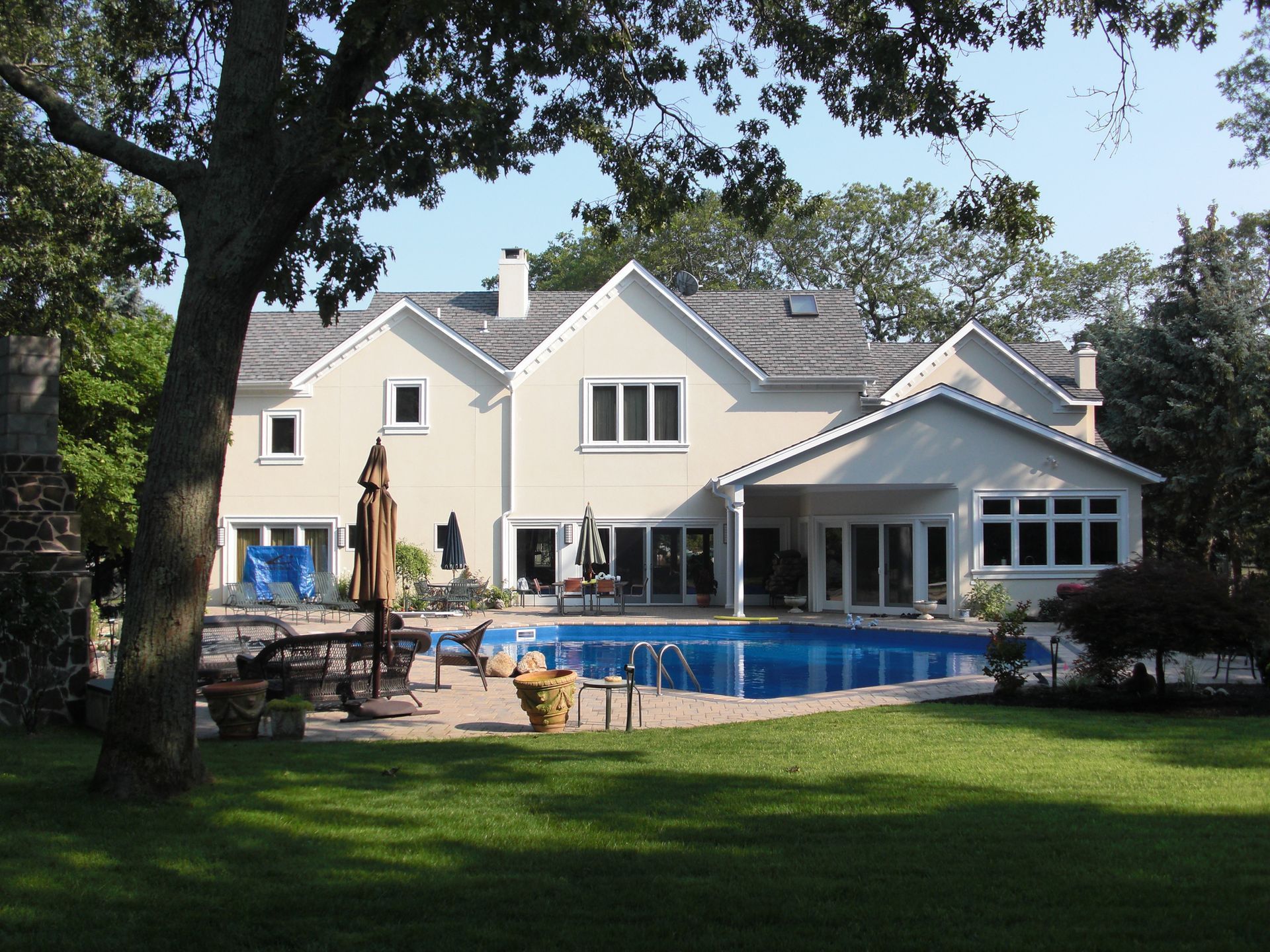 House with New Roof — Baltimore, MD — RJ GRIMES  Roofing. Siding. Windows