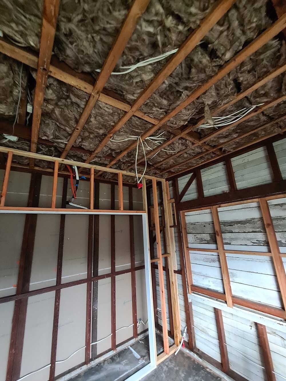 Closer View Wall Partition Frame — Licensed Builders in Rockhampton, QLD