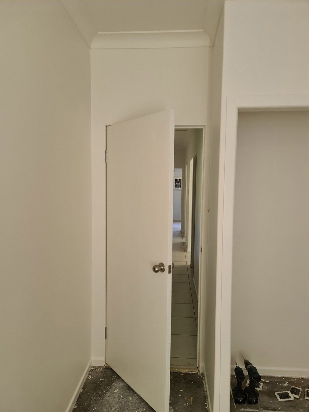White Door and Wall — Licensed Builders in Rockhampton, QLD