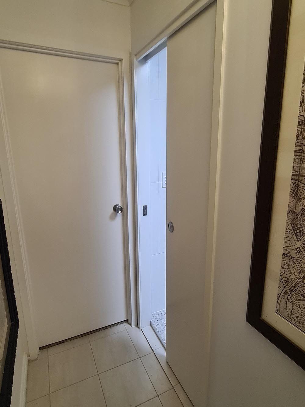 Newly Painted Wall and Door — Licensed Builders in Rockhampton, QLD