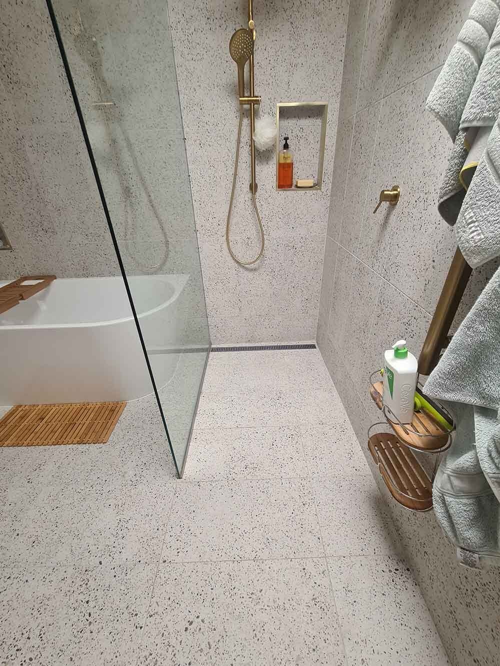 Bathtub and Shower — Licensed Builders in Rockhampton, QLD