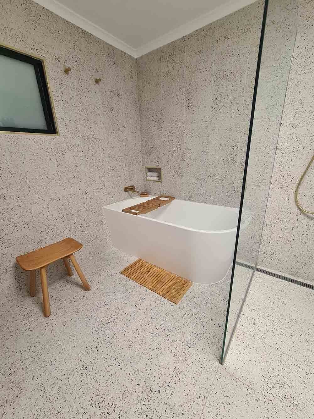 Newly Installed Bathtub — Licensed Builders in Rockhampton, QLD