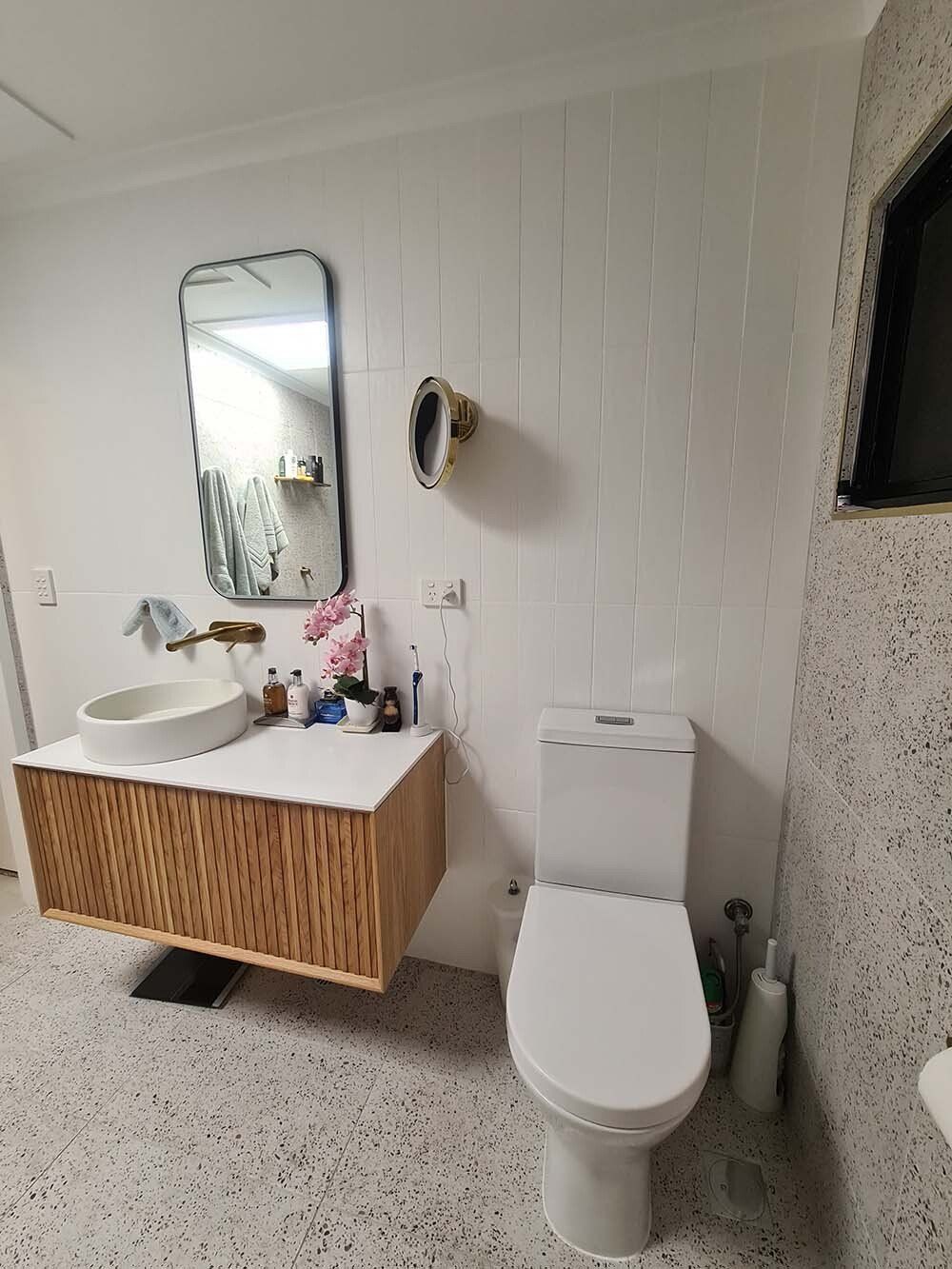 Powder Room — Licensed Builders in Rockhampton, QLD