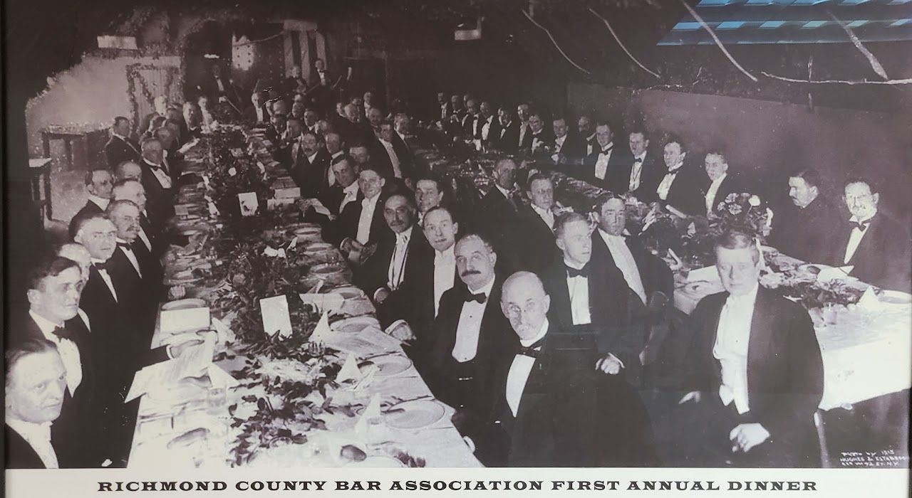 RCBA 1st Annual Dinner — Staten Island, NY — RICHMOND COUNTY BAR ASSOCIATION