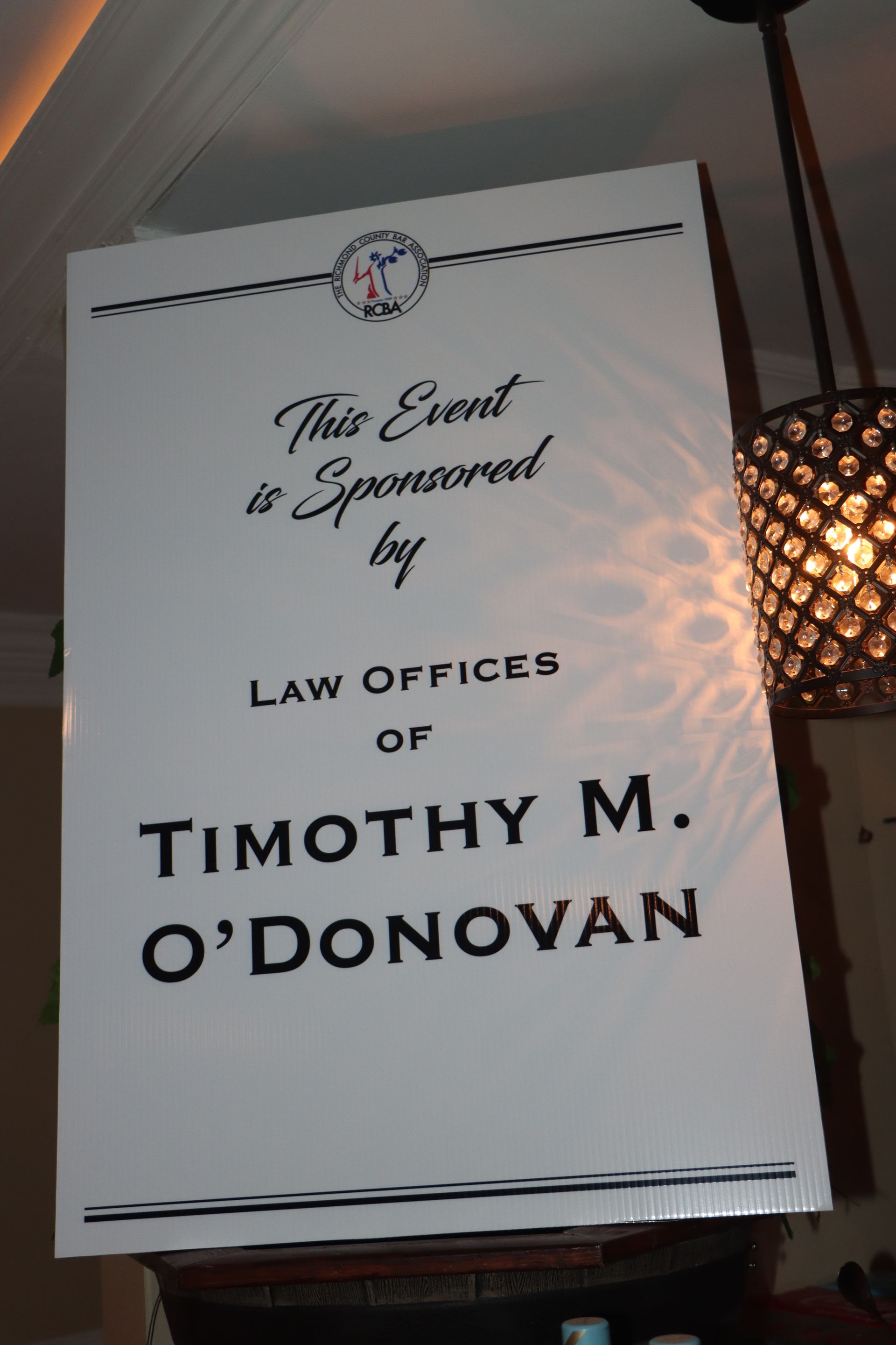 Event Sign — Staten Island, NY — RICHMOND COUNTY BAR ASSOCIATION