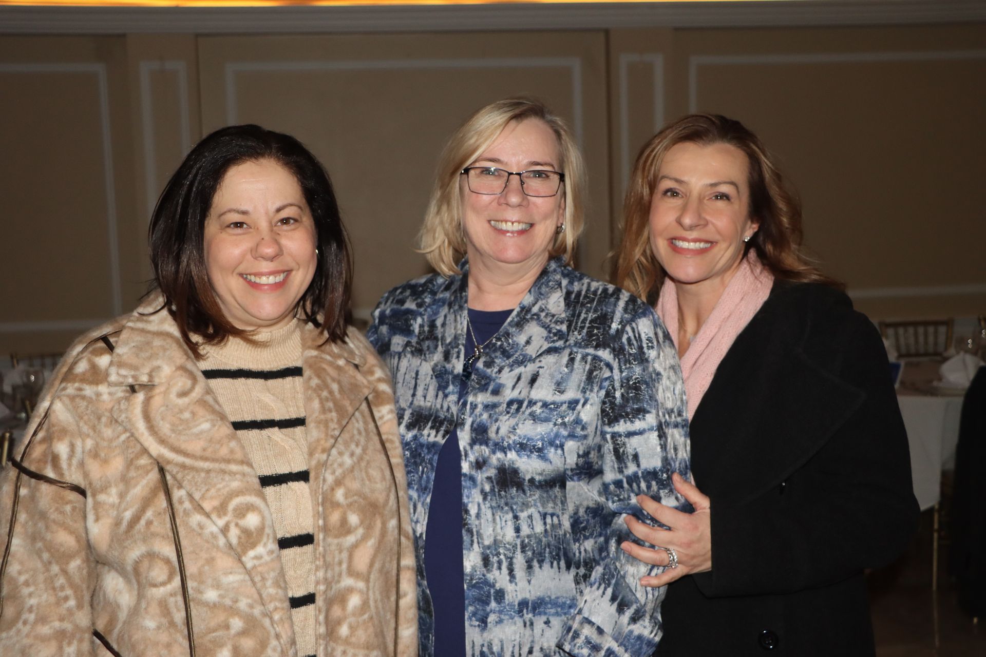 Three Women Are Posing for A Picture Together In A Room - Staten Island, NY - Richmond County Bar Association