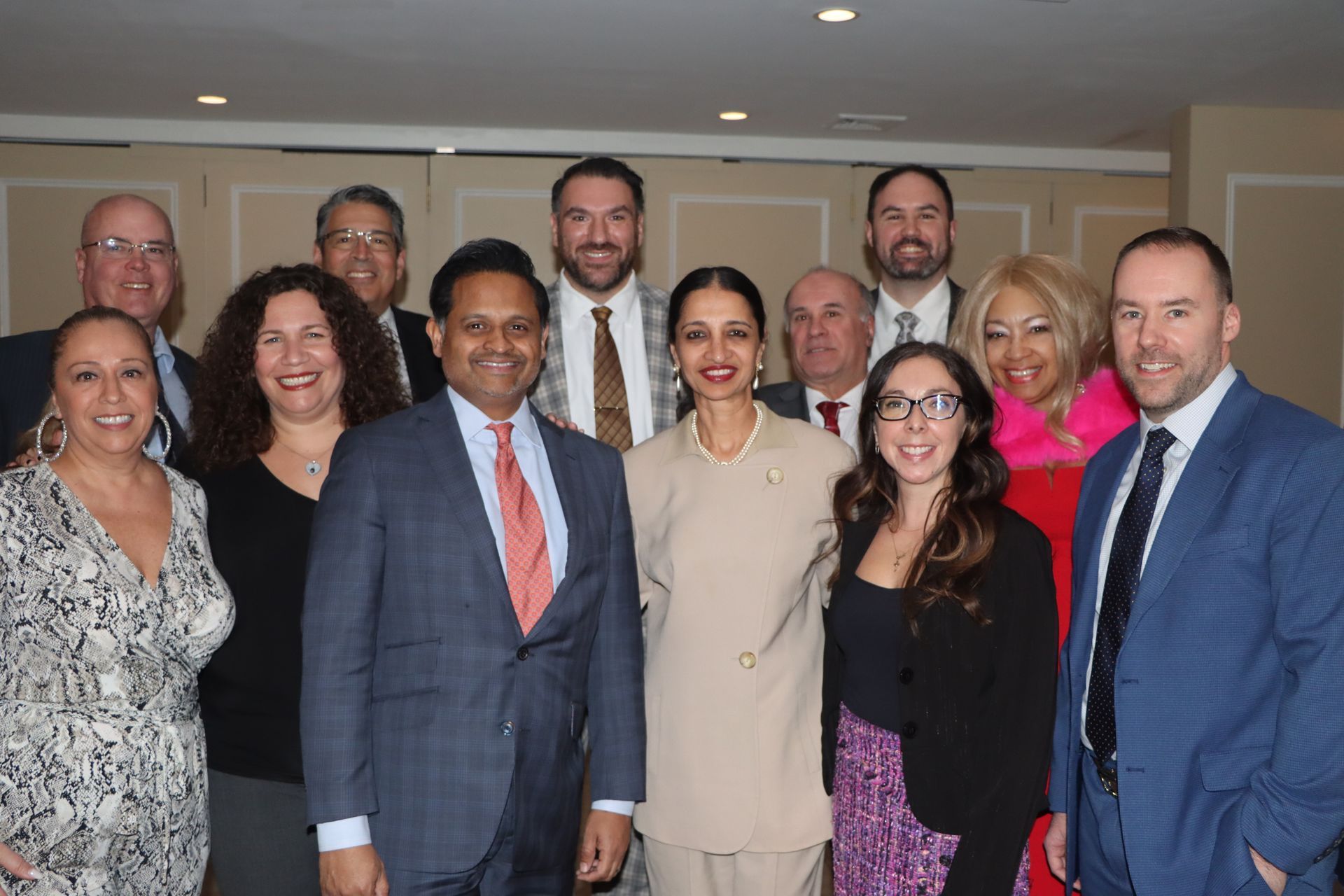 People In Formal Attire Posing For Picture - Staten Island, NY - Richmond County Bar Association