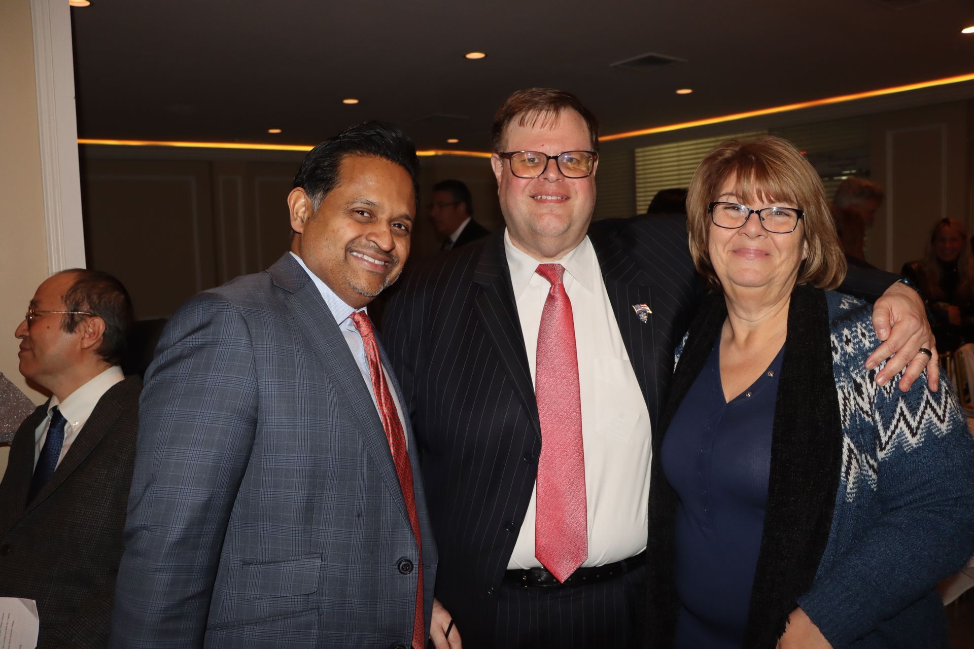 Two Men And One Woman At The Event's Party | Staten Island, NY | RCBA