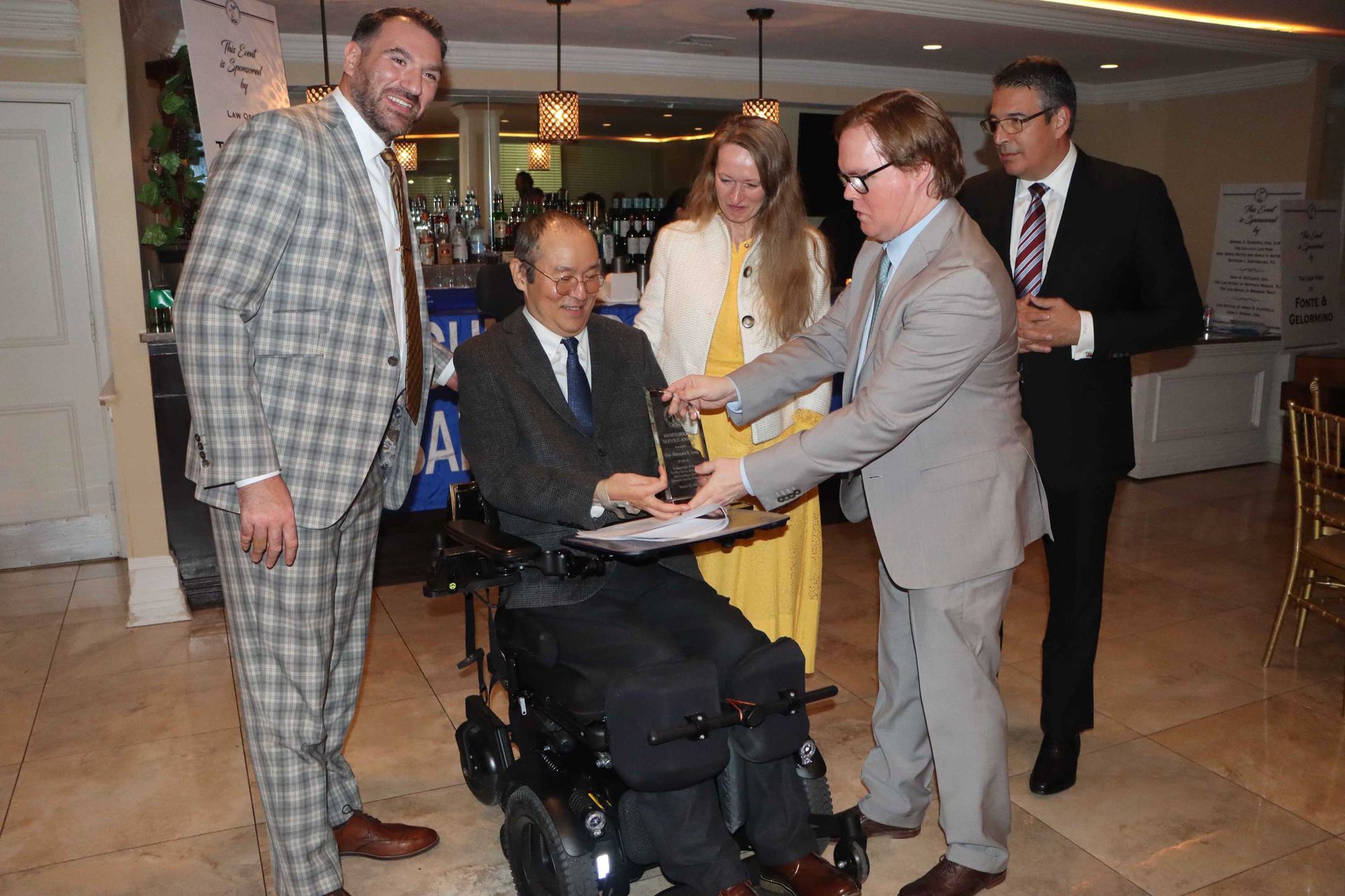 Receiving Award — Staten Island, NY — RCBA