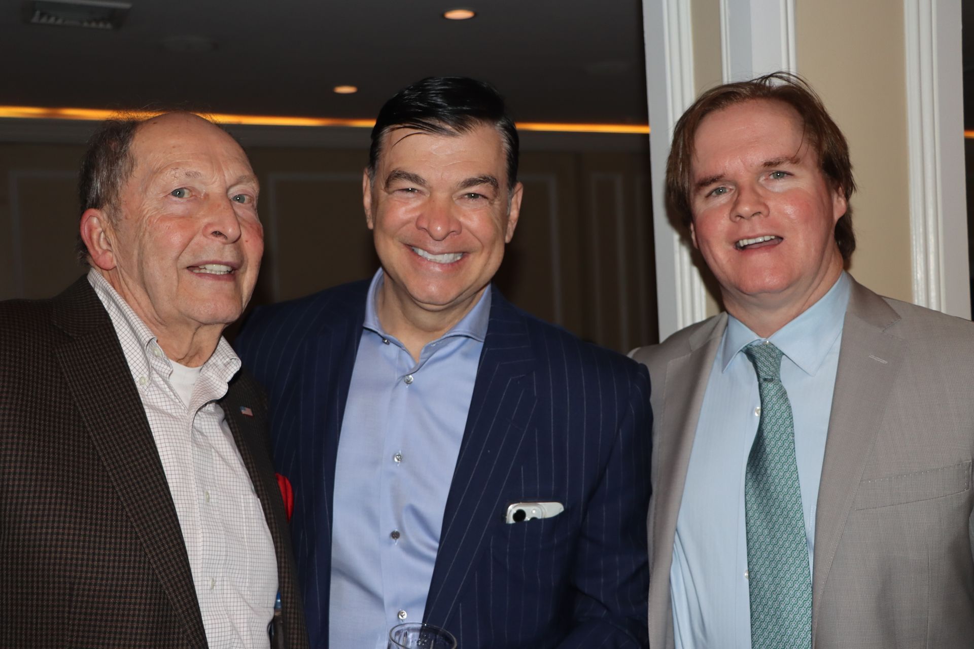 Three Men In Suits And Ties Are Posing For A Picture — Staten Island, NY — RCBA