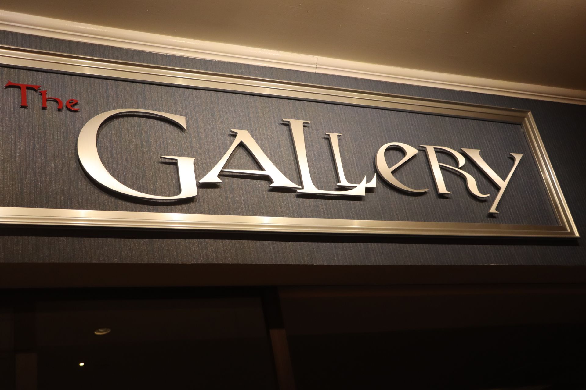 A Sign That Says the Gallery on It | Staten Island, NY | RCBA