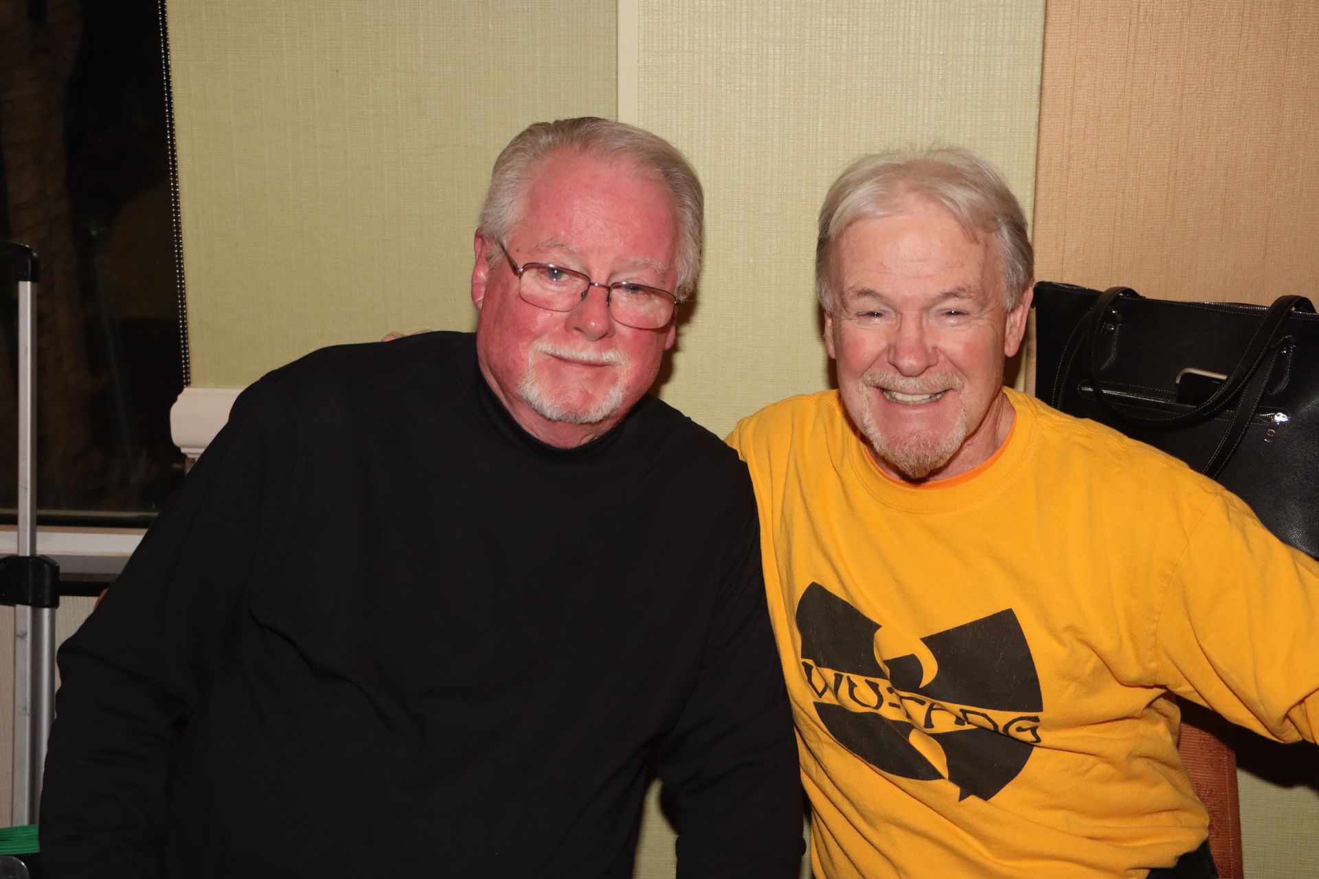 Two Men Posing for a Picture One Wearing a Yellow Shirt | Staten Island, NY | RCBA