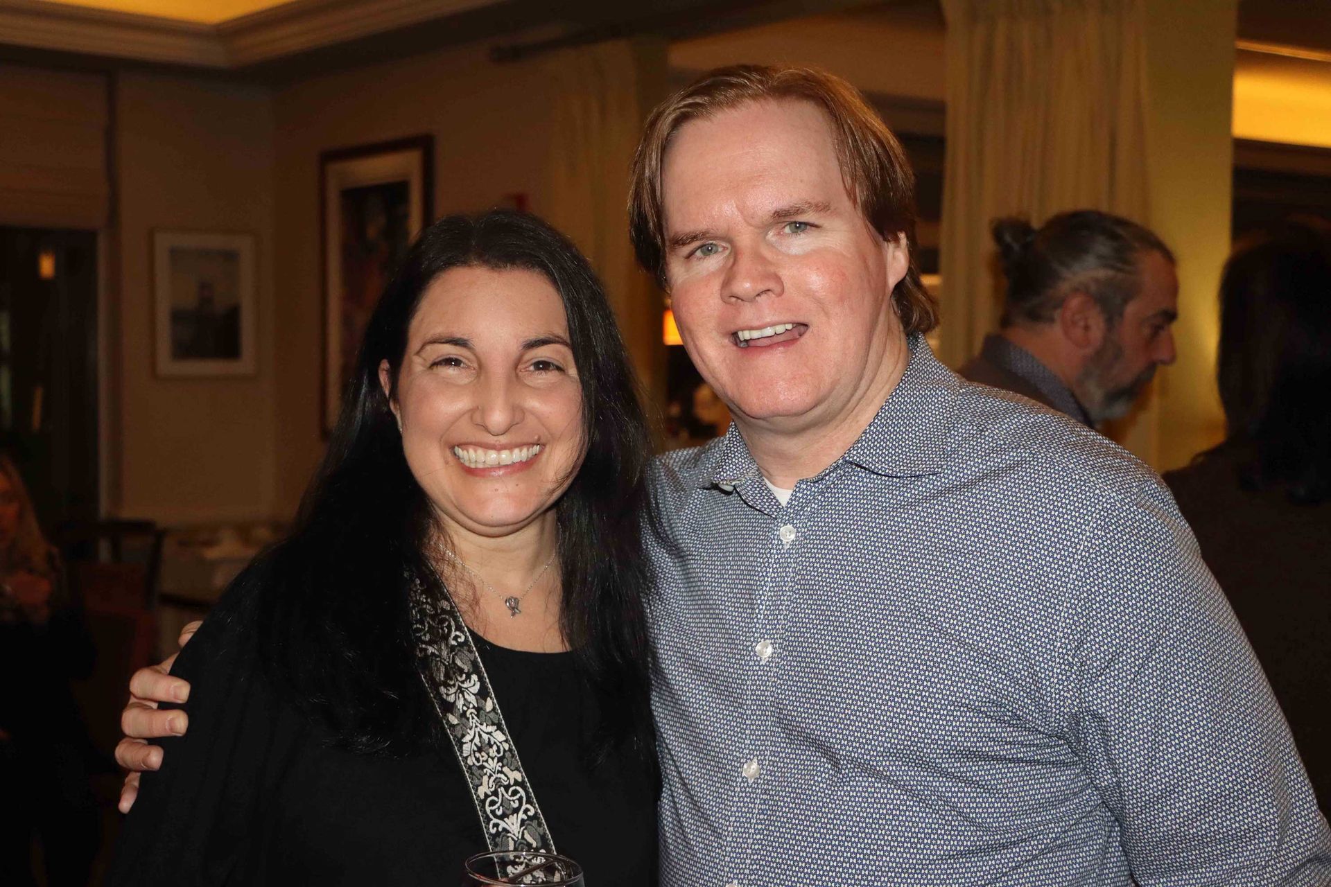 A Man And Two Women Are Posing For A Picture While Holding Drinks | Staten Island, NY | RCBA