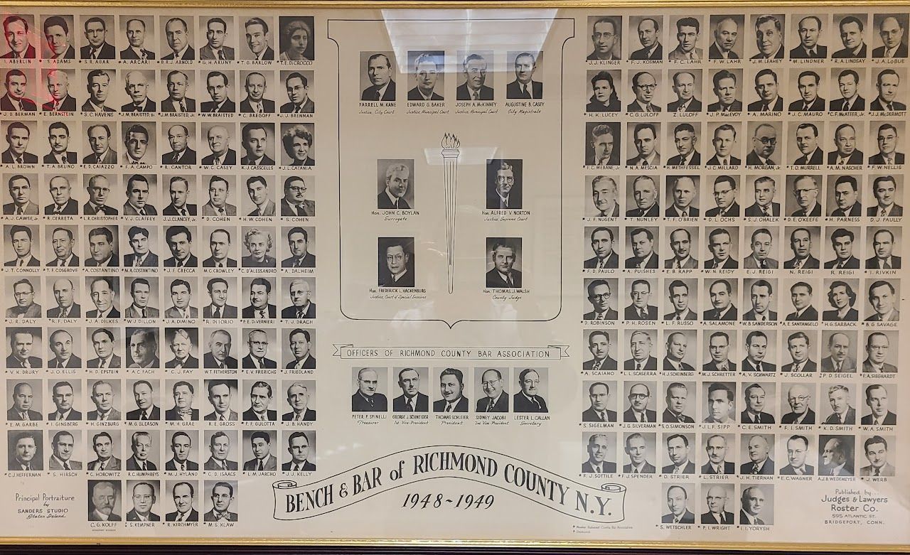 RCBA 1948-1949 — Staten Island, NY — RICHMOND COUNTY BAR ASSOCIATION