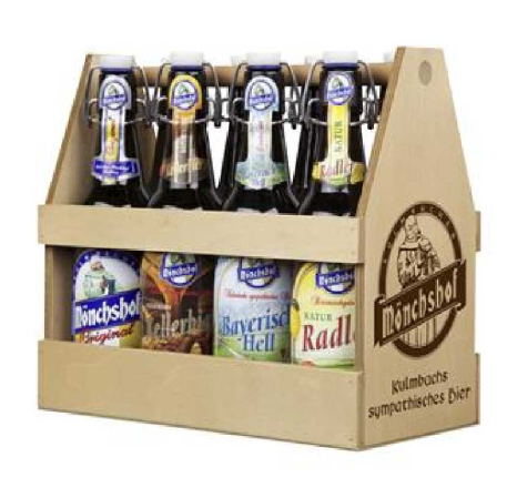 BIRRE MONCHSHOF Confezione in cartone con 8 bottiglie birra da cl.50 VAP