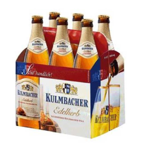 Birra KULMBACHER Confezione in cartone con 6 bottiglie birra da cl.50 VAP