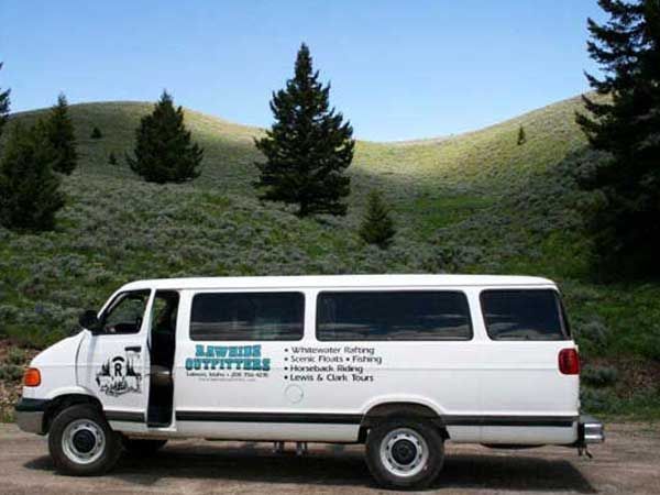 Travel Lewis & Clark trail in comfortable van