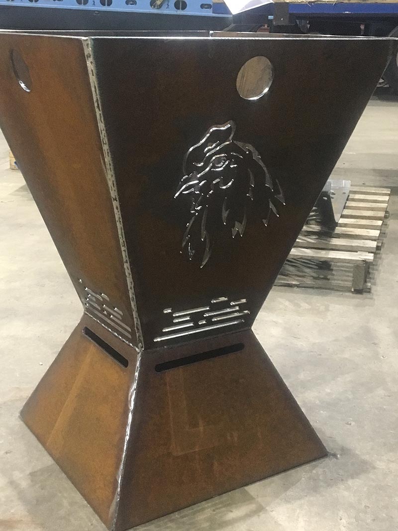 design cut out in metal