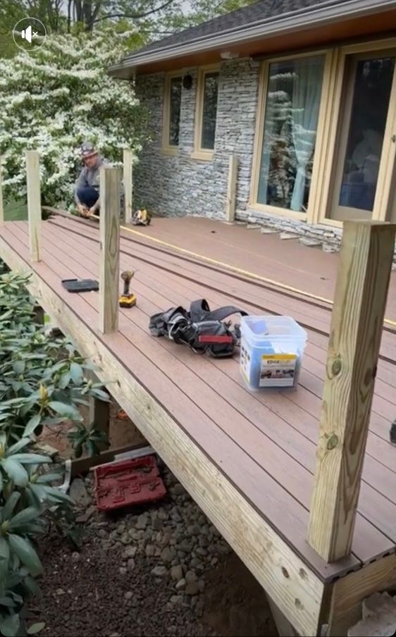 Construction Wooden Deck | Wilmington, DE | Handshake Construction Corp