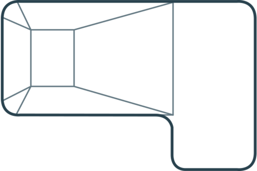 Full-L (2ft Rad. / 4ft Rad.)