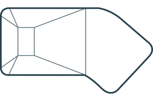 Lazy-L (2ft Rad. / 4ft Rad.)