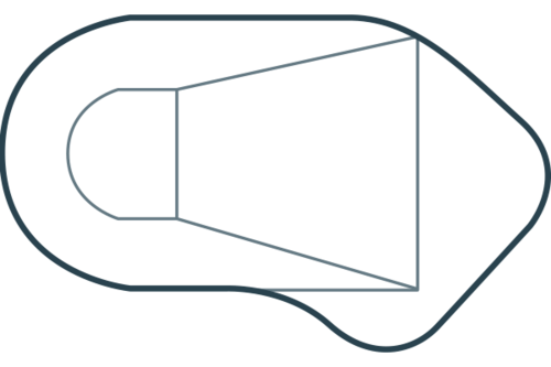 Oval Lazy-L (2ft Rad. / 4ft Rad.)