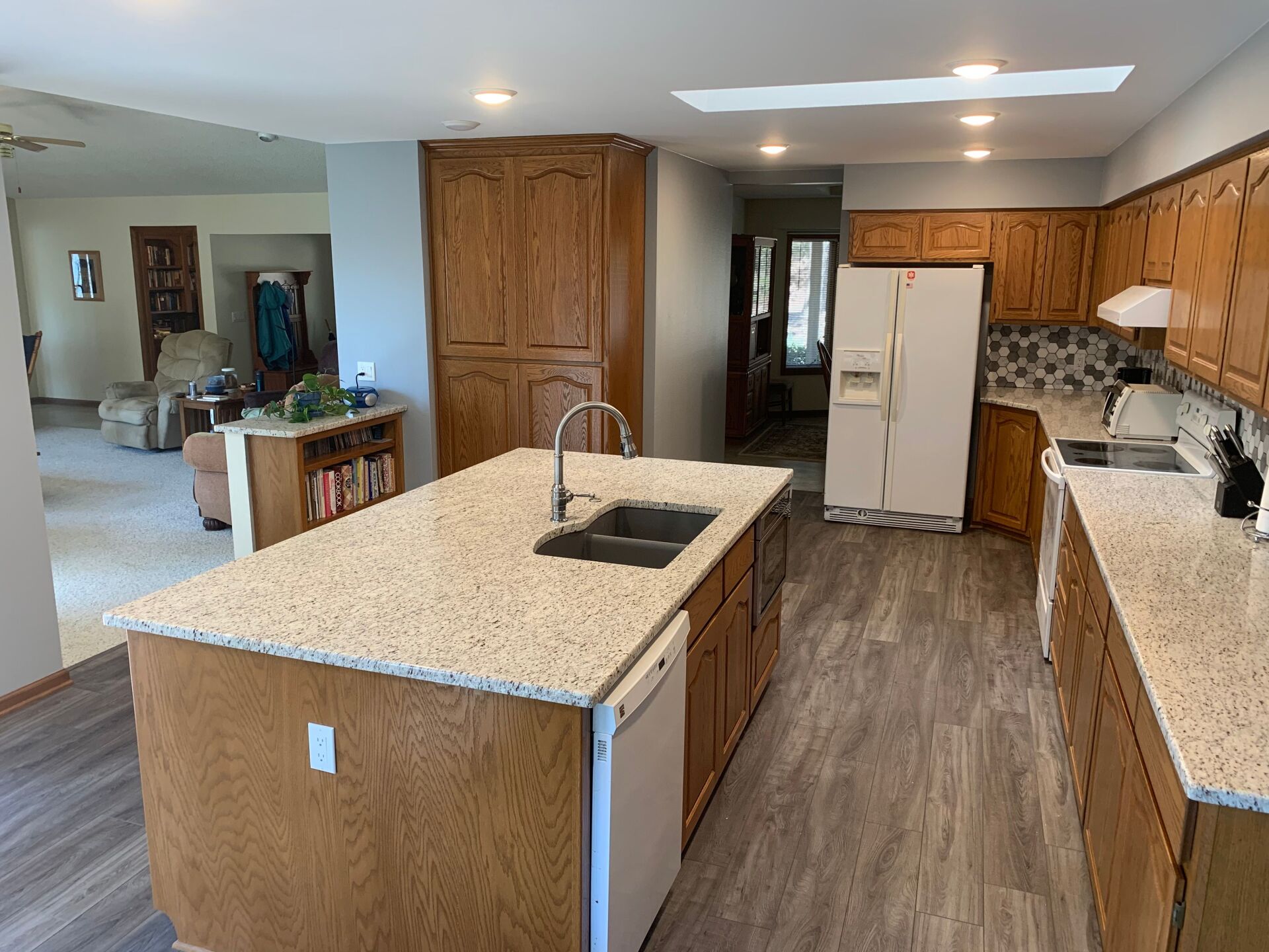 Hot Springs Village Kitchen Remodel with new cabinets and counter tops