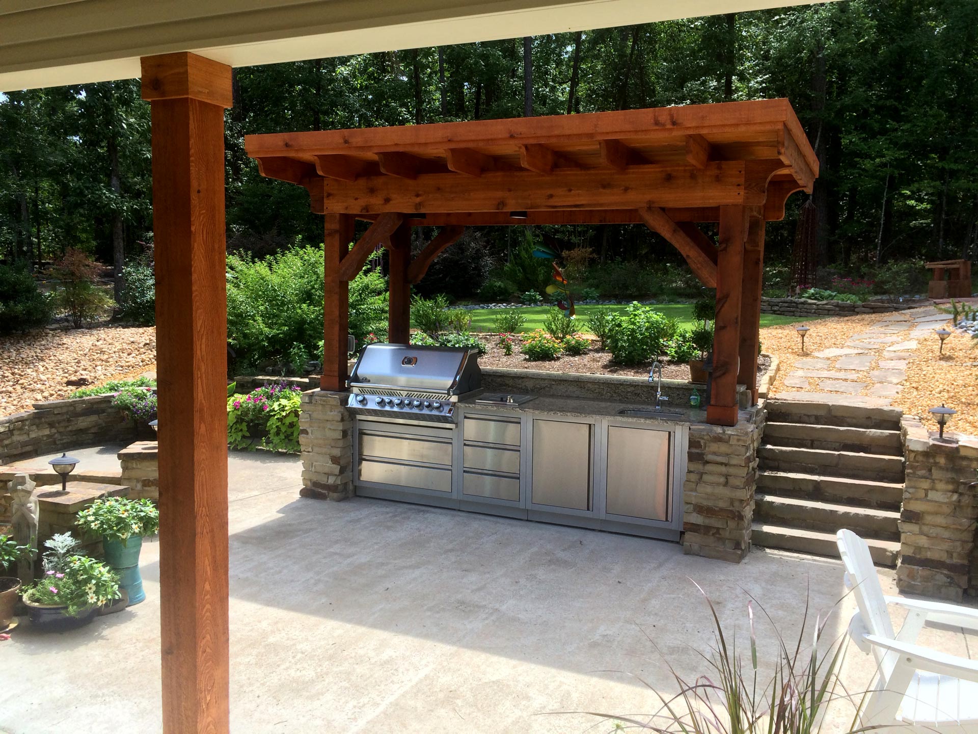 Hot Springs Village Kitchen Remodel for Outdoor Living