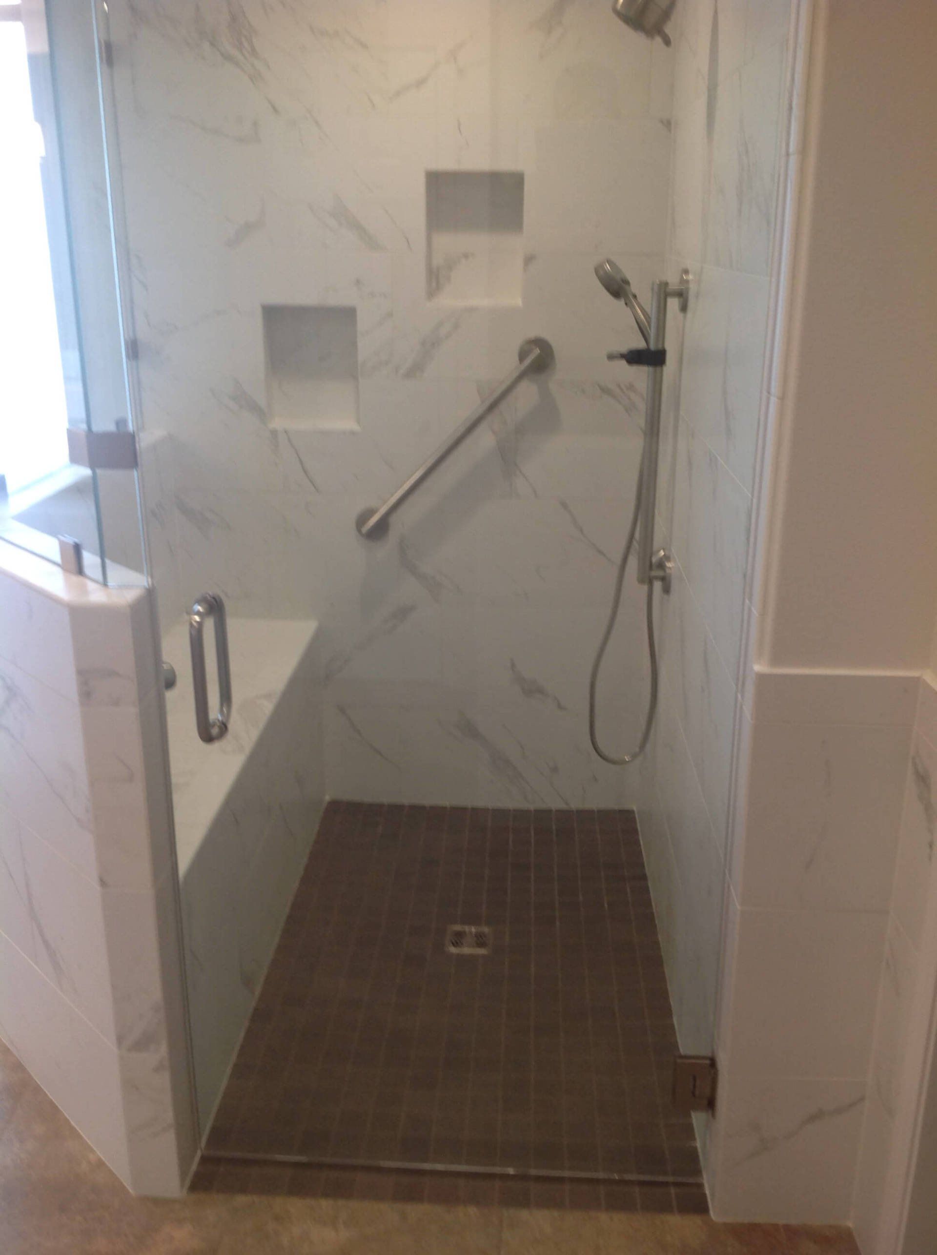 remodeling aging in place roll in shower