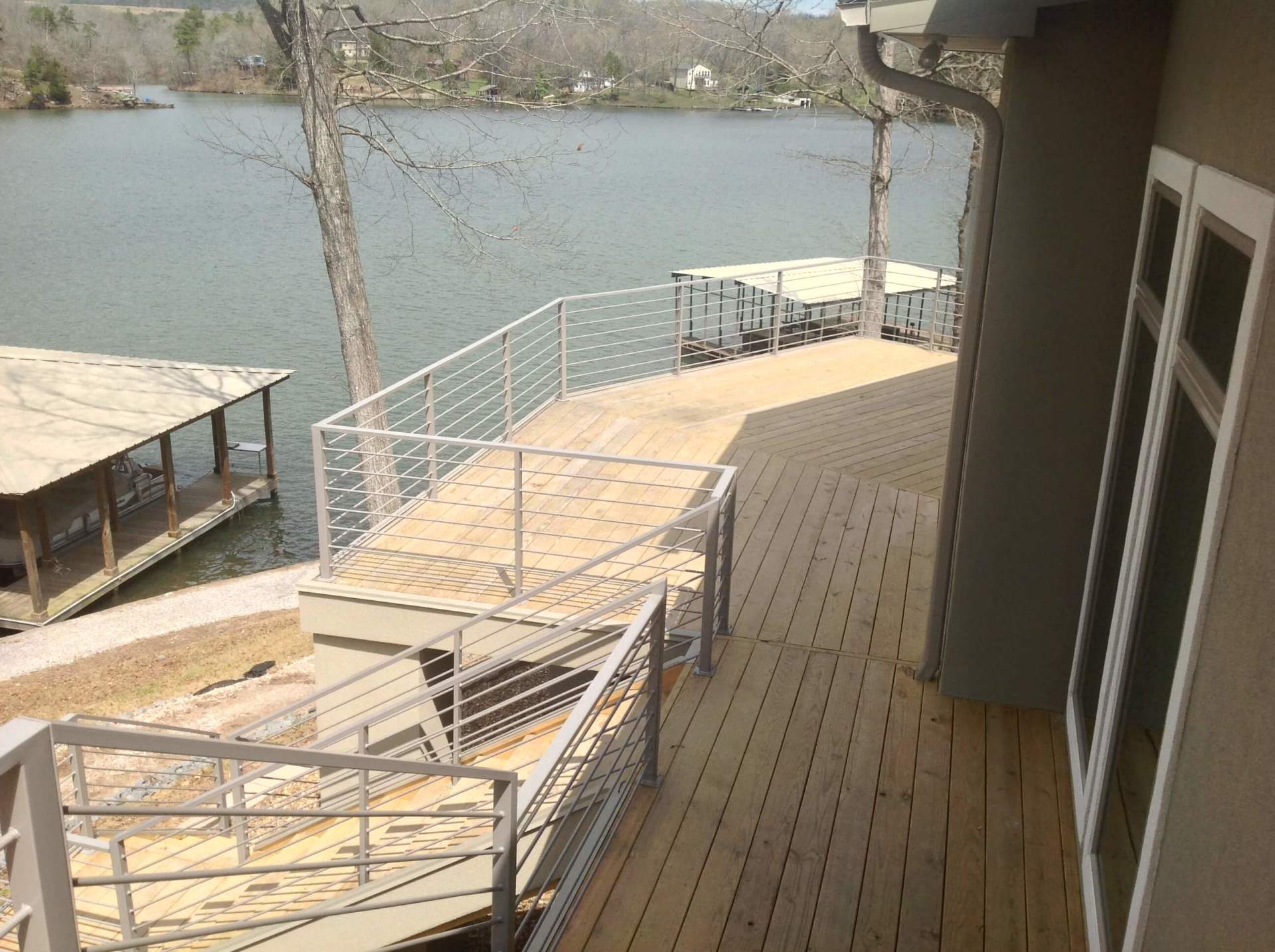 remodeling decks contemporary railing