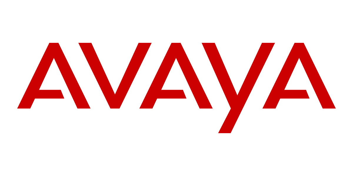 Red "AVAYA" logo on a white background.