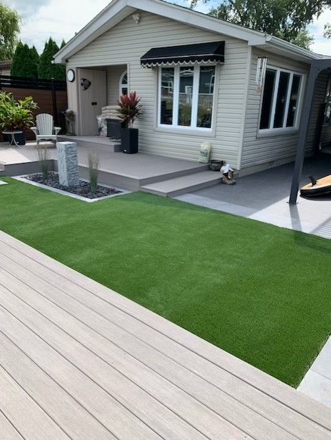 Nice House Backyard — LaSalle, ON — Yard-Worx