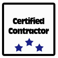 Three-star certified contractor logo