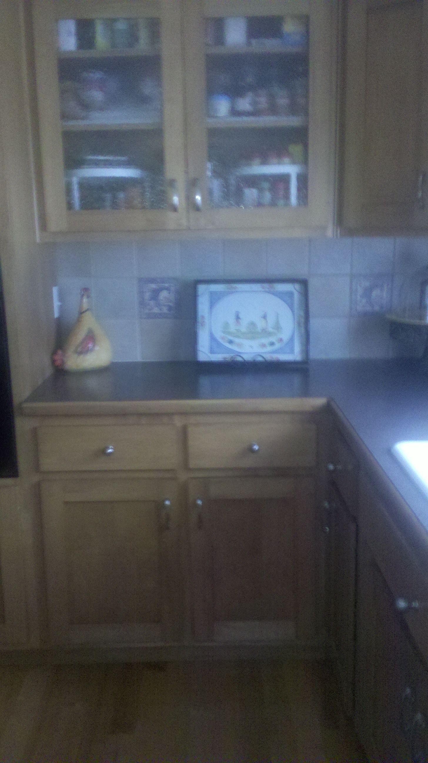 Before picture prior to our kitchen remodel in Springfield, MA