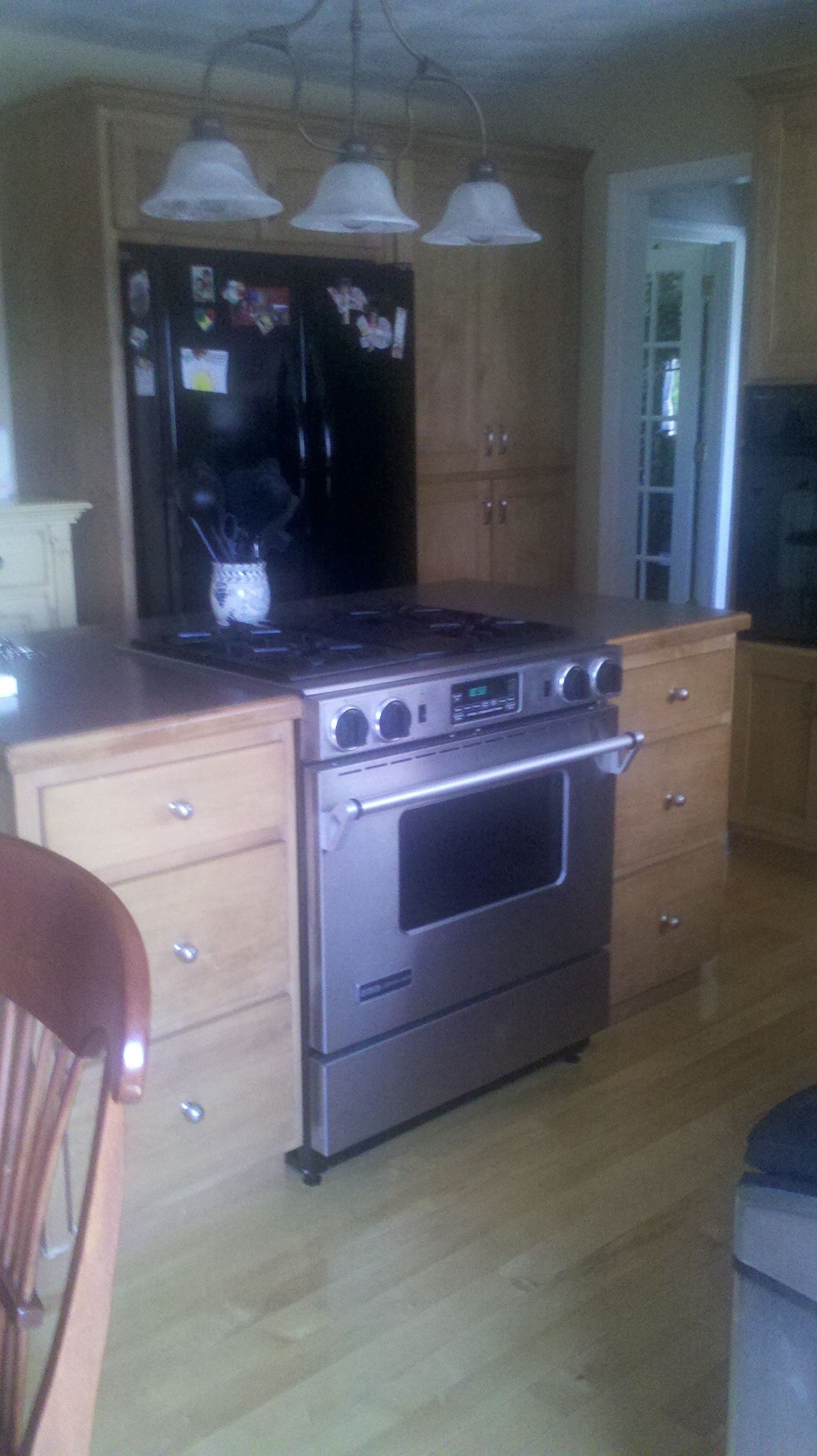 Before picture prior to our kitchen remodel