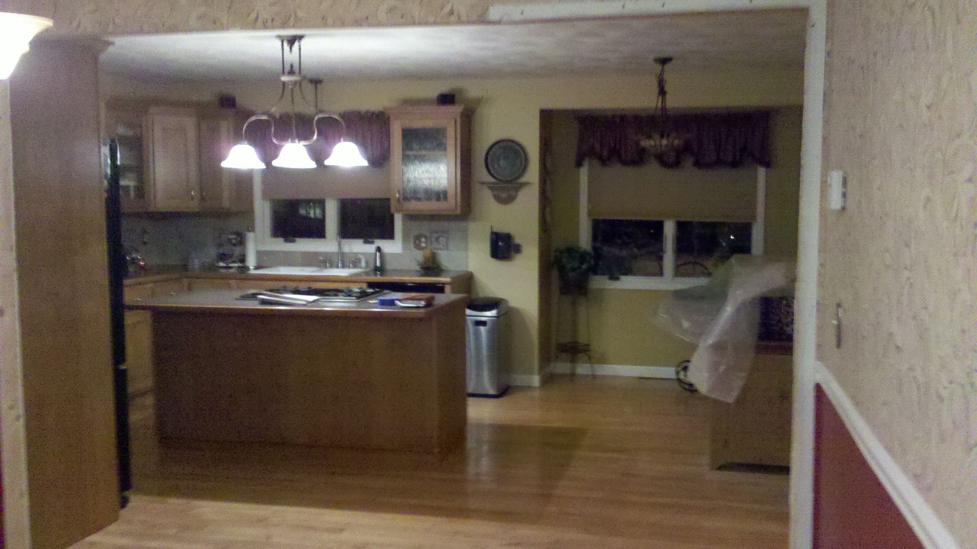 Before picture prior to our kitchen remodel