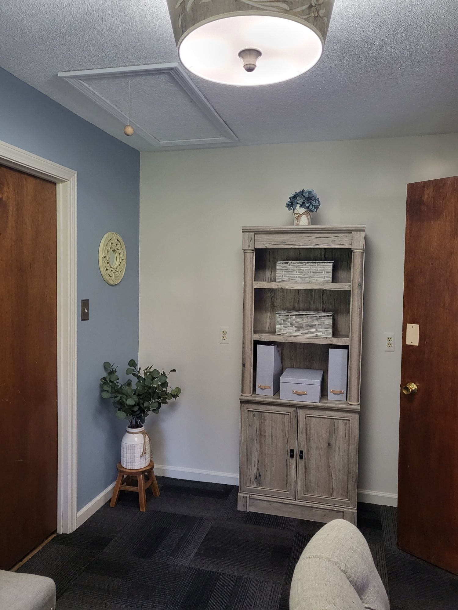 Office interior design project by Casual Elegance Decor in Springfield, MA