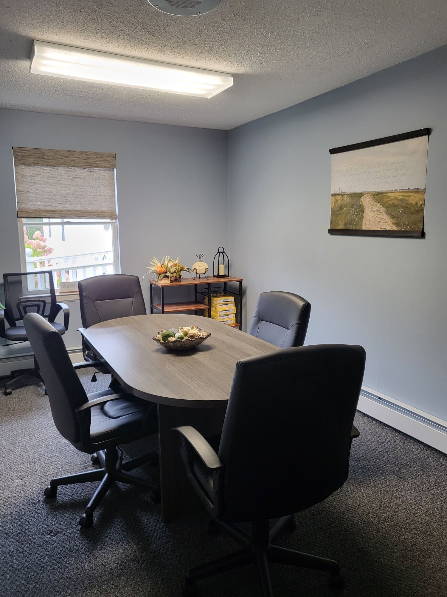 Office interior design project by Casual Elegance Decor in Springfield, MA After Photos
