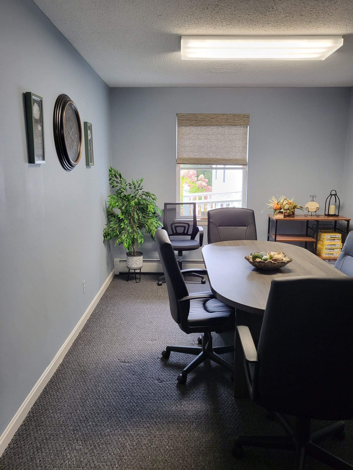 Office interior design project by Casual Elegance Decor in Springfield, MA After Photos