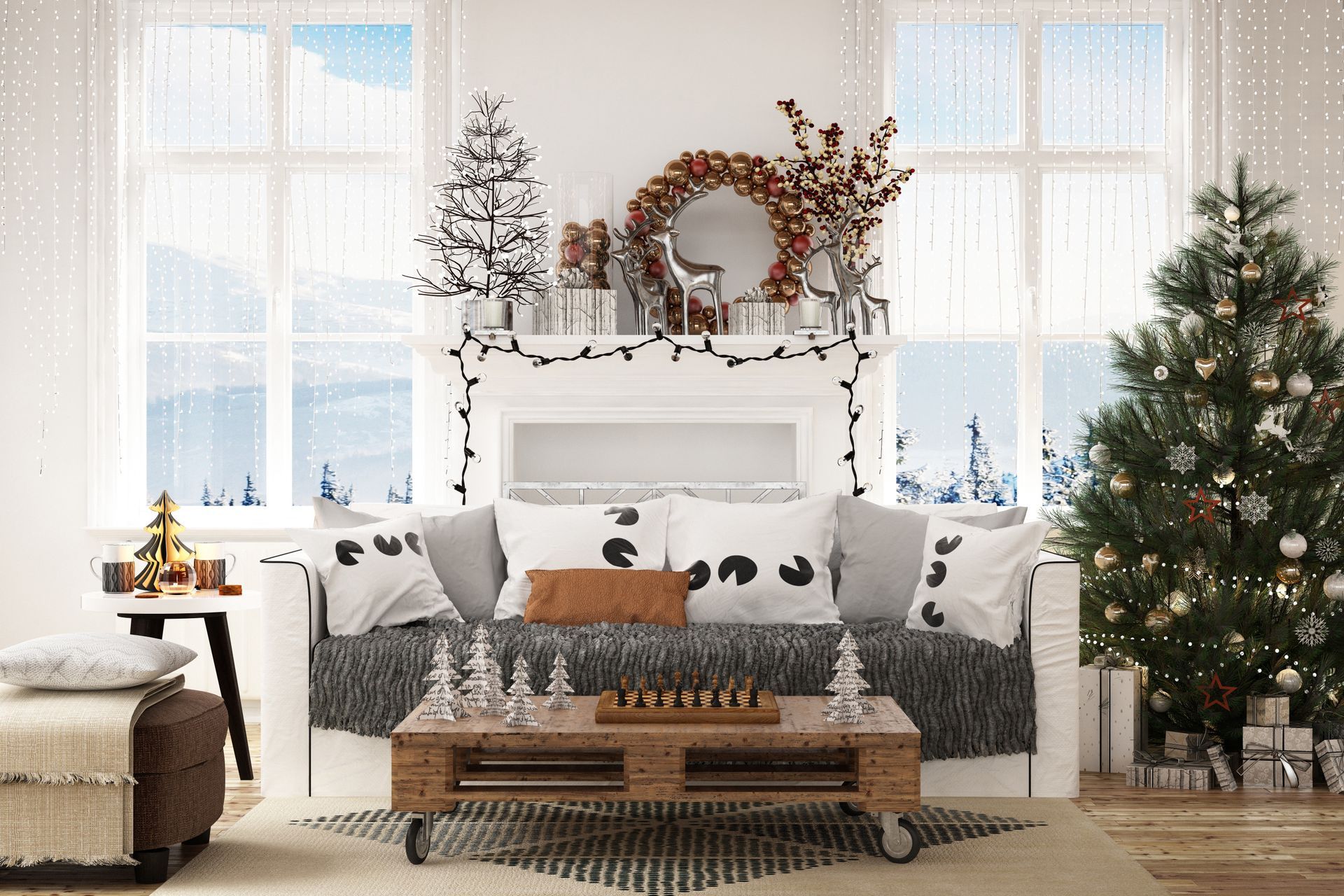 Interior decorating for winter