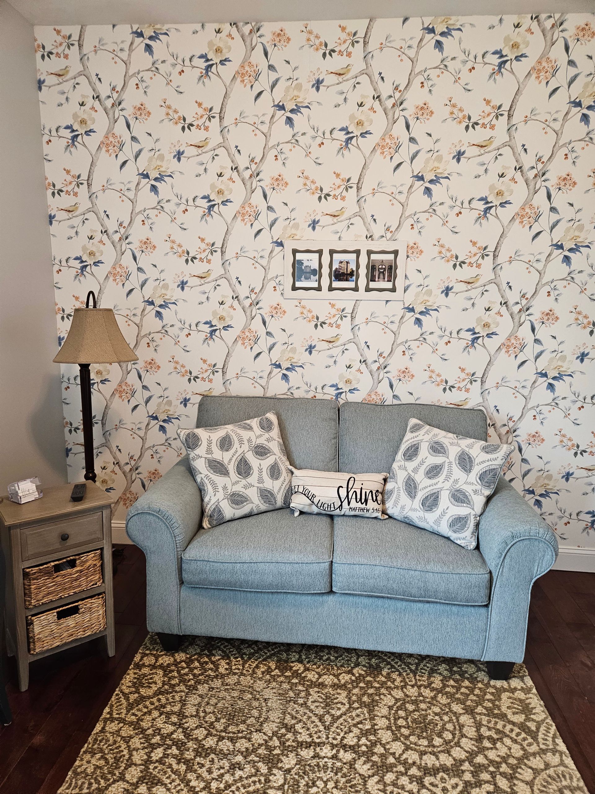 Interior designing project for a living room in Western Mass